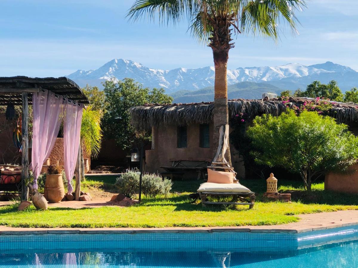 Les Jardins De Taja Hotel Ourika Buitenkant foto