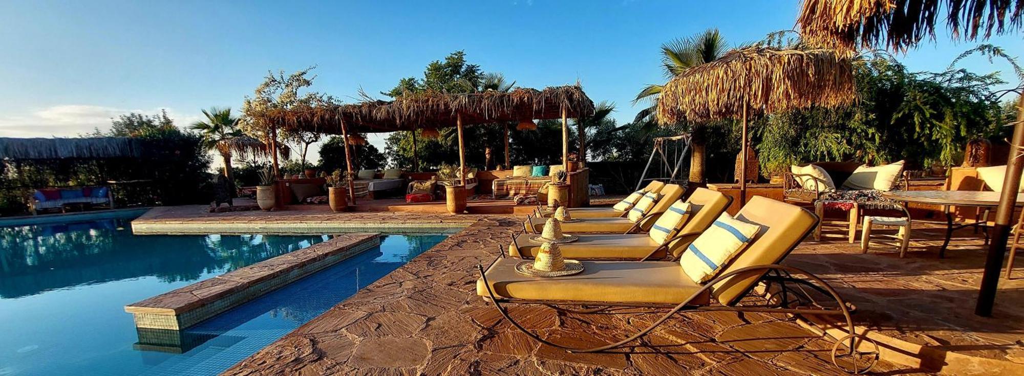 Les Jardins De Taja Hotel Ourika Buitenkant foto