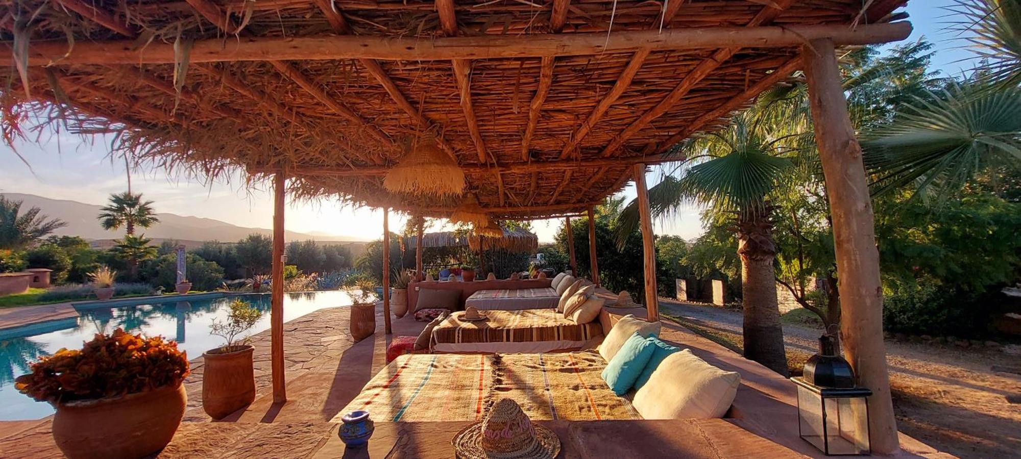 Les Jardins De Taja Hotel Ourika Buitenkant foto